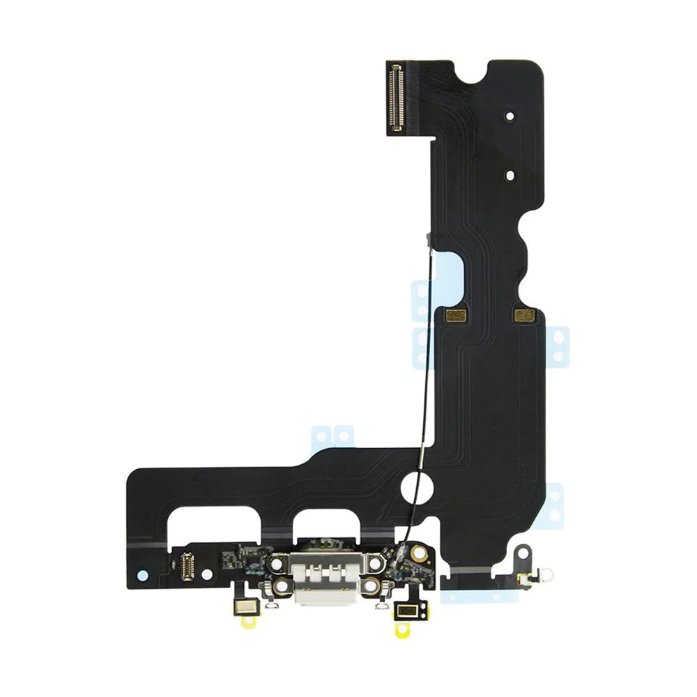 Charging Port With Microphone & Flex For Apple iPhone 7 Plus White